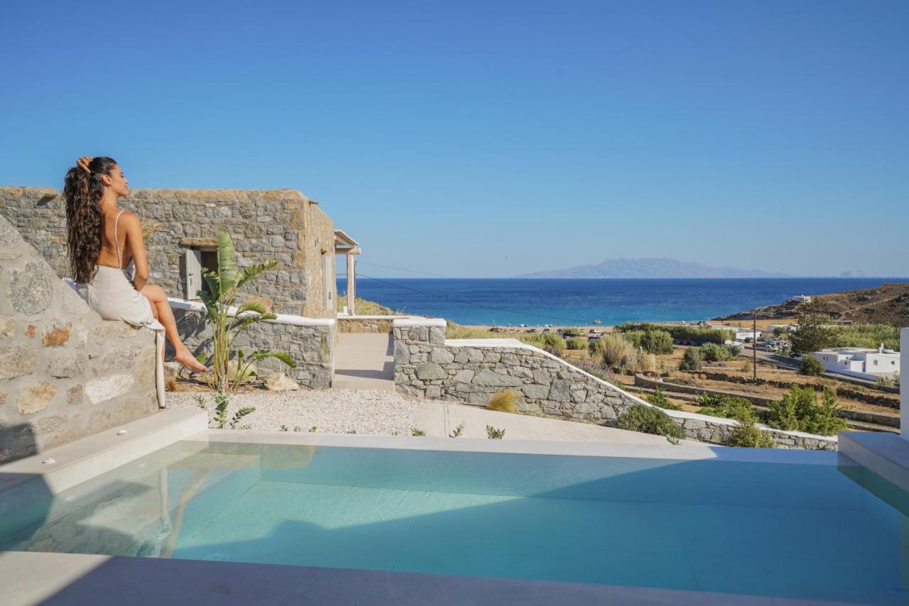 Vlia Mykonos Apartment Kalafatis Bagian luar foto