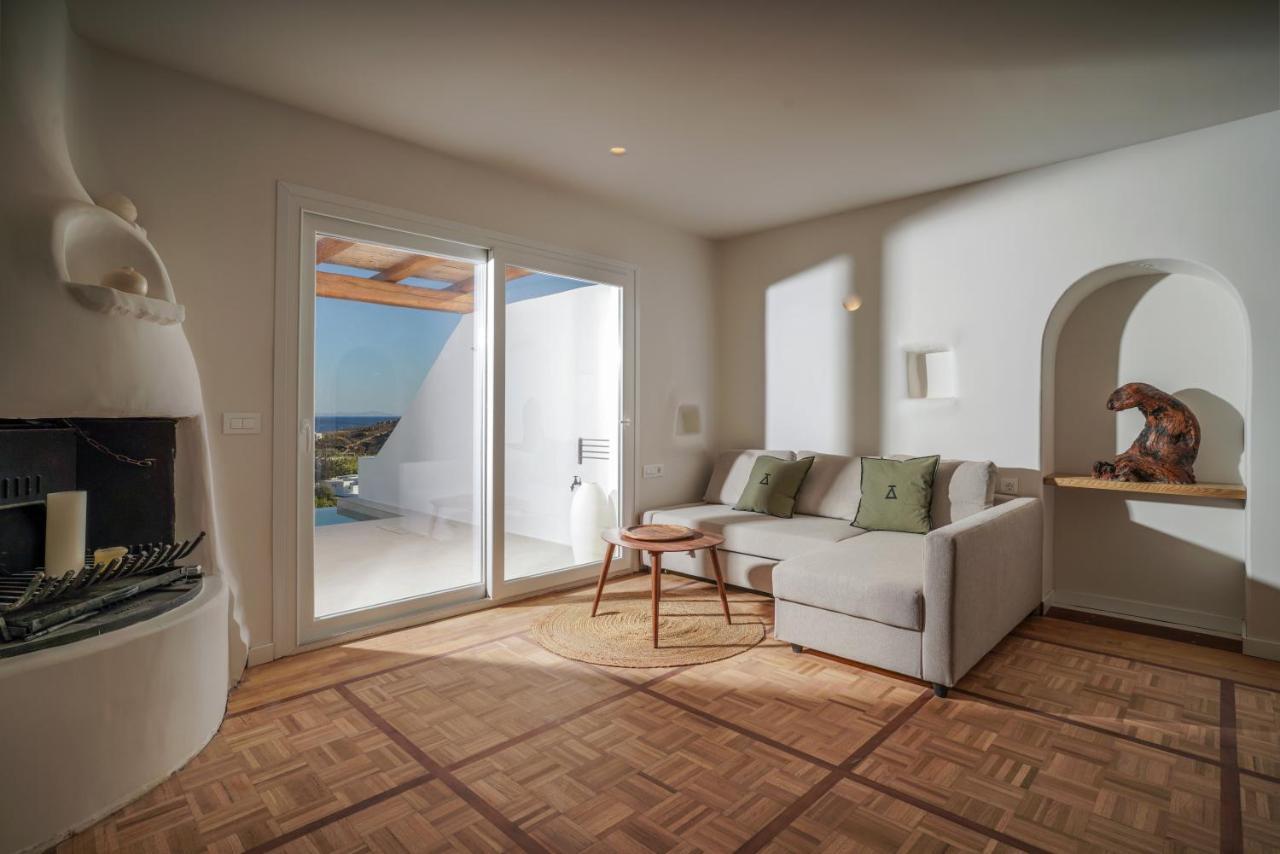 Vlia Mykonos Apartment Kalafatis Bagian luar foto