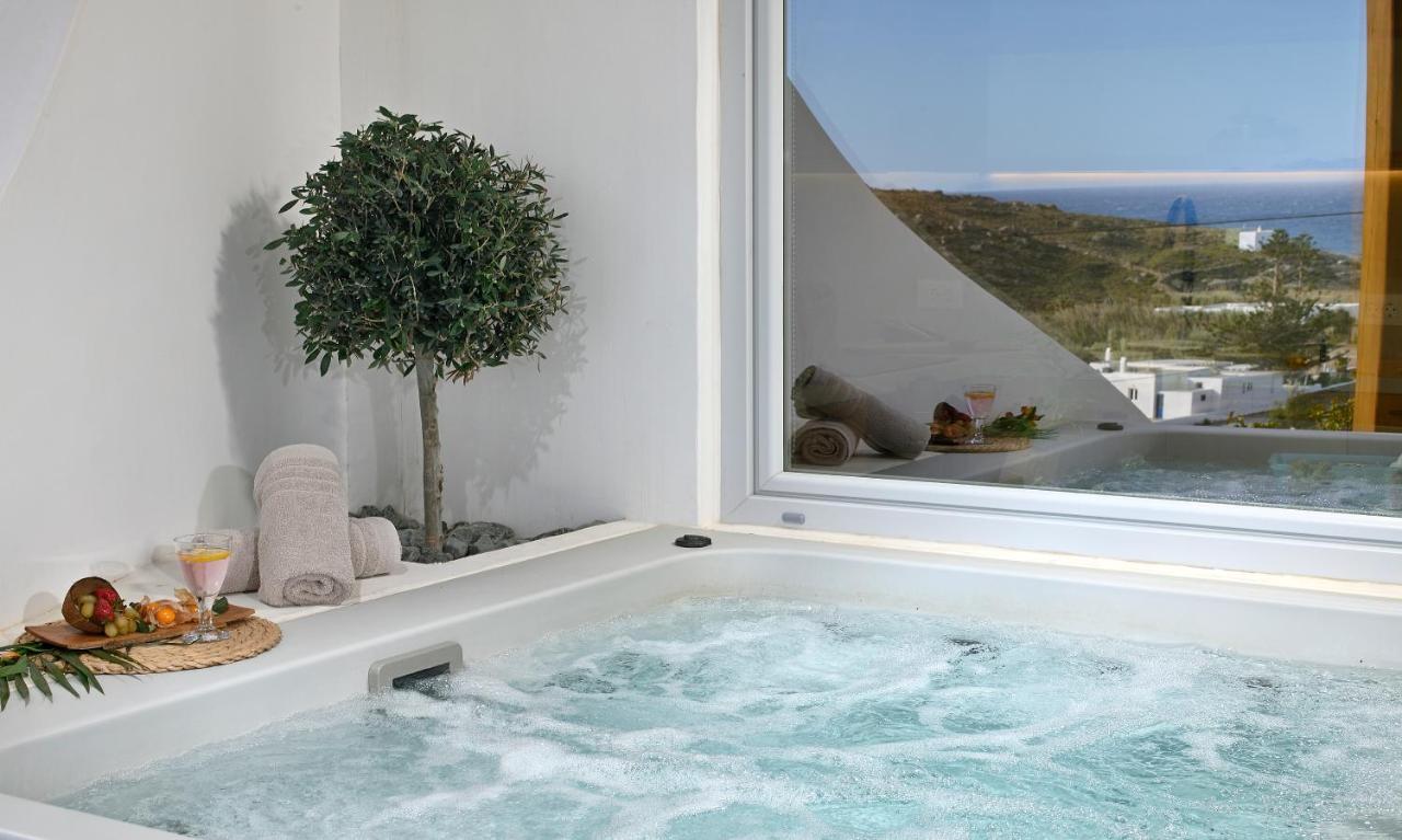 Vlia Mykonos Apartment Kalafatis Bagian luar foto