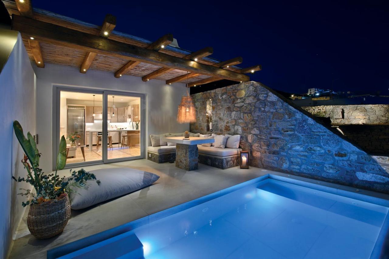 Vlia Mykonos Apartment Kalafatis Bagian luar foto