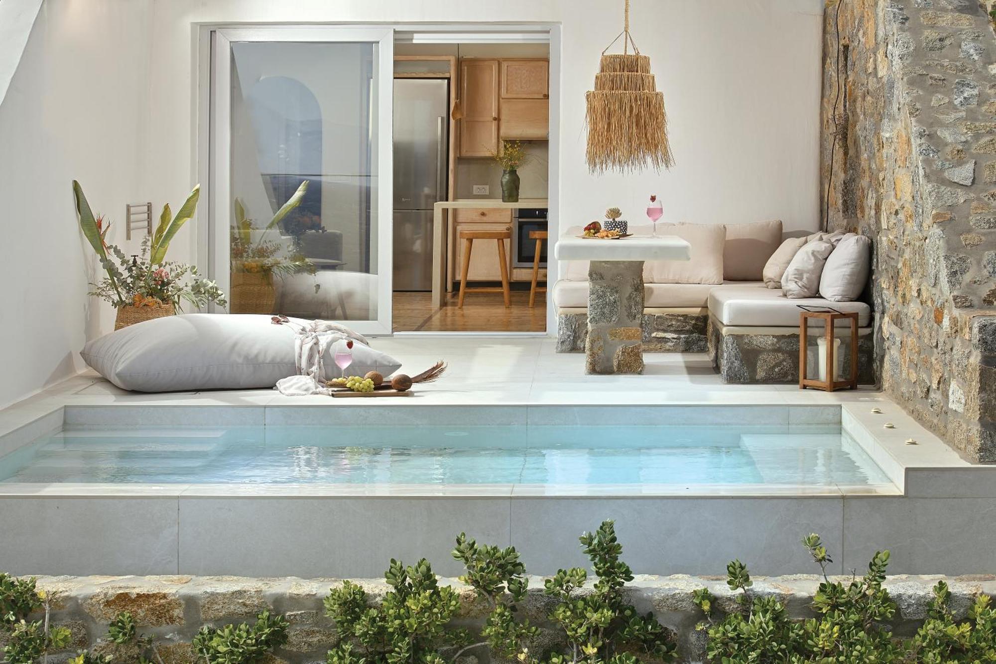 Vlia Mykonos Apartment Kalafatis Bagian luar foto