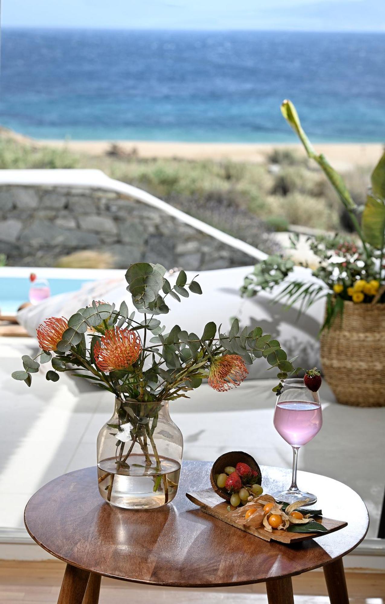 Vlia Mykonos Apartment Kalafatis Bagian luar foto